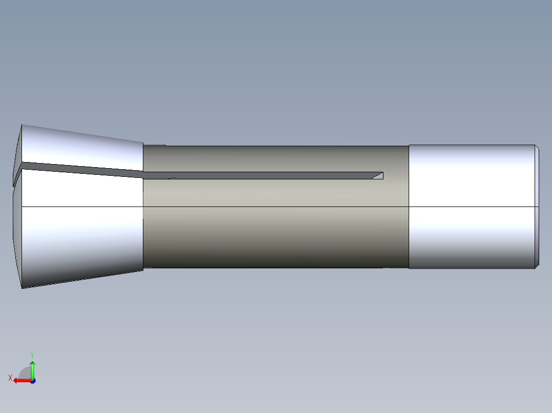 R8-夹头组-R8 COLLET 0.500.STEP后视图