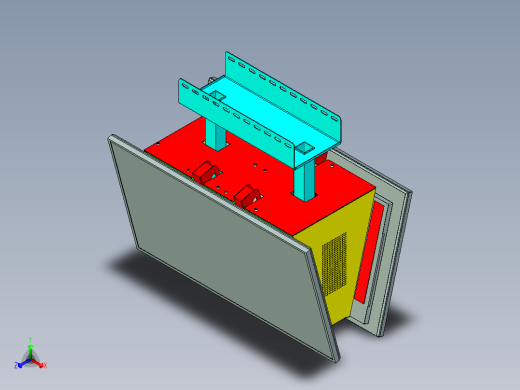 紧凑双屏可调节支架