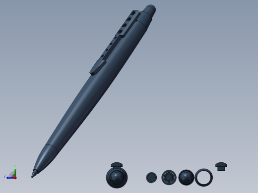 自动圆珠笔右视缩略图