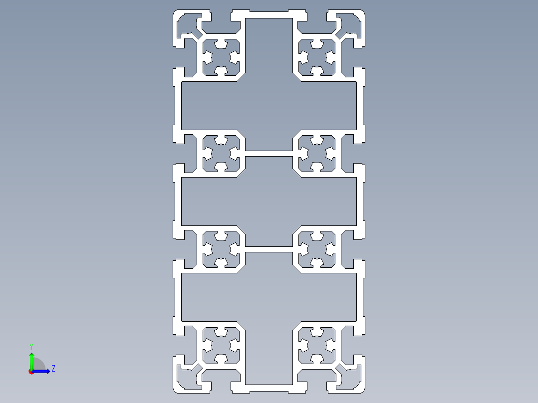 型材-BR 100X200L 3842993178.STEP左视图