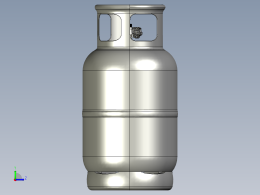 液化石油气钢瓶左视缩略图