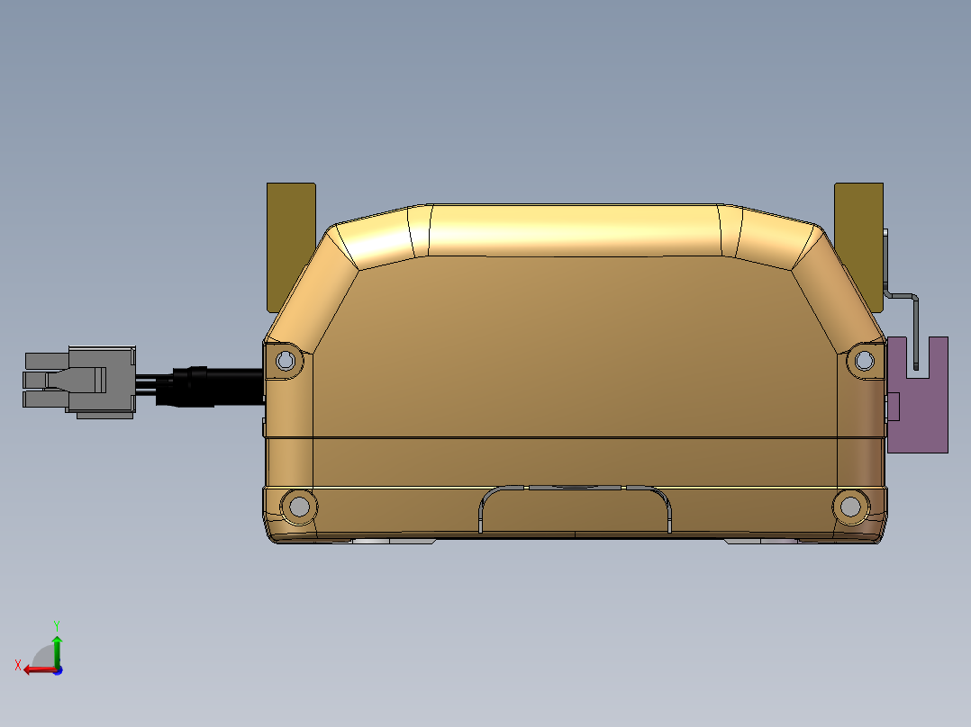MTH丝杆半封闭模组MTH14-M-200W后视图