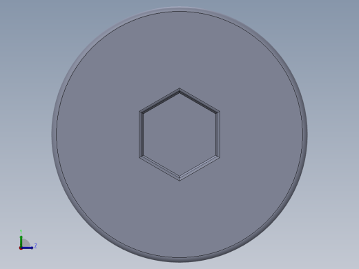 制沉头螺钉-M5_Countersunk_10.SLDPRT左视缩略图