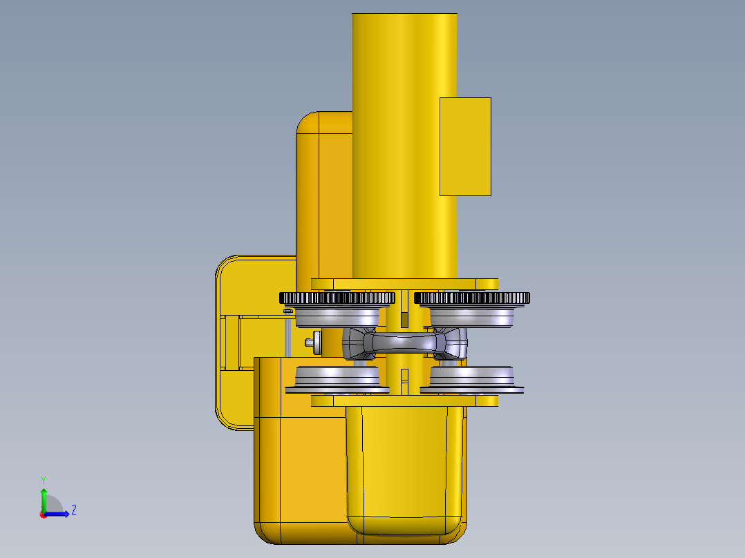 桁架吨袋吊左视图