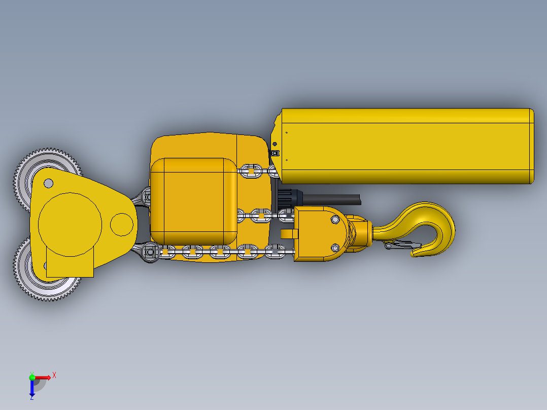 桁架吨袋吊俯视图