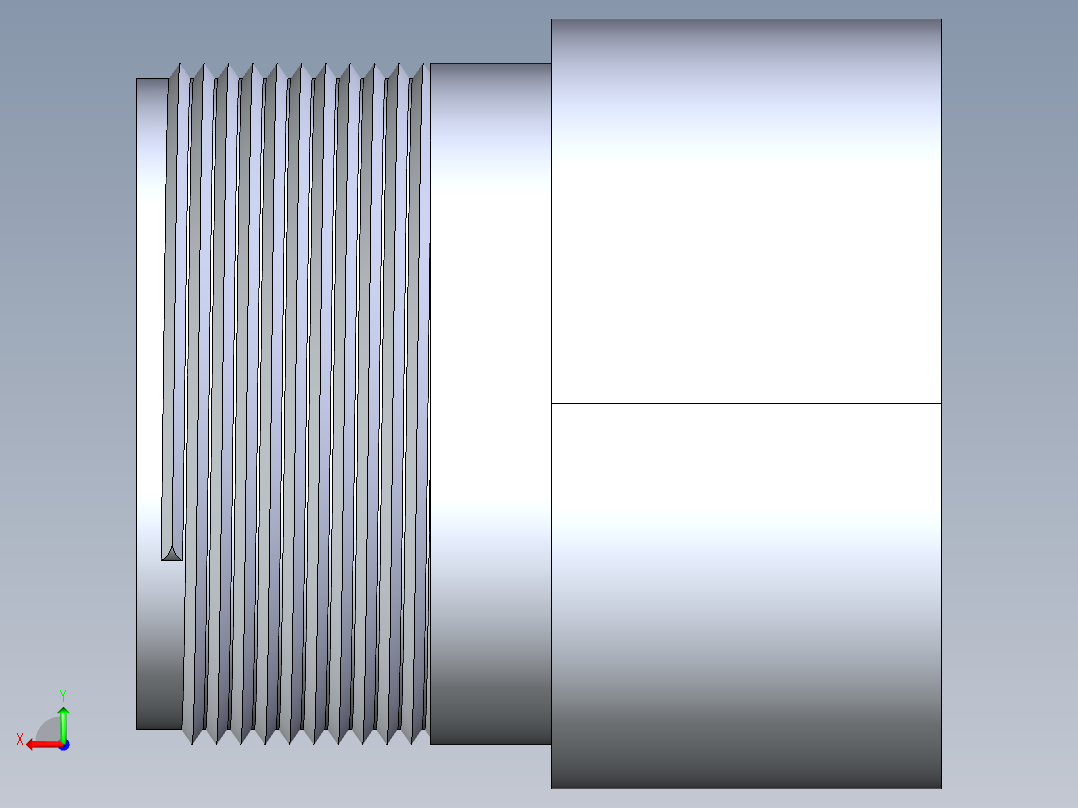 船舶管路系统S20_SeaDrainPLUS_MaleAdapter-SxMPT_37E268703_3in Sea Drain Plus - Male Thread Adapter - SxMPT后视图