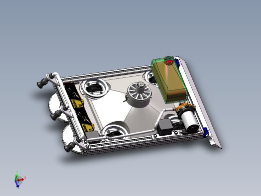 负压吸附式擦玻璃机器人