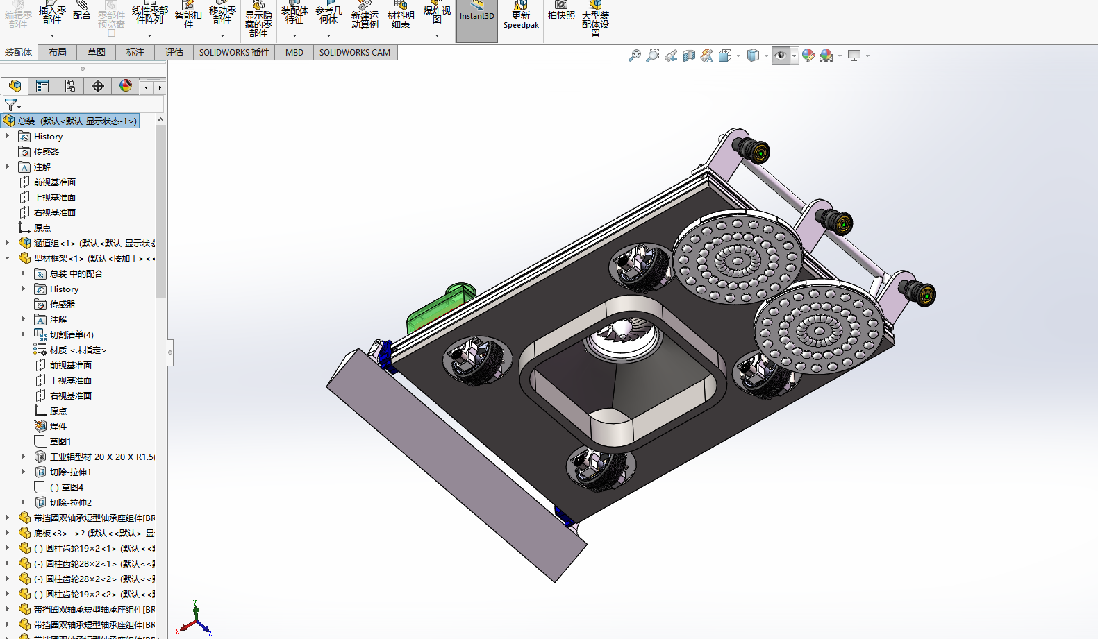 负压吸附式擦玻璃机器人