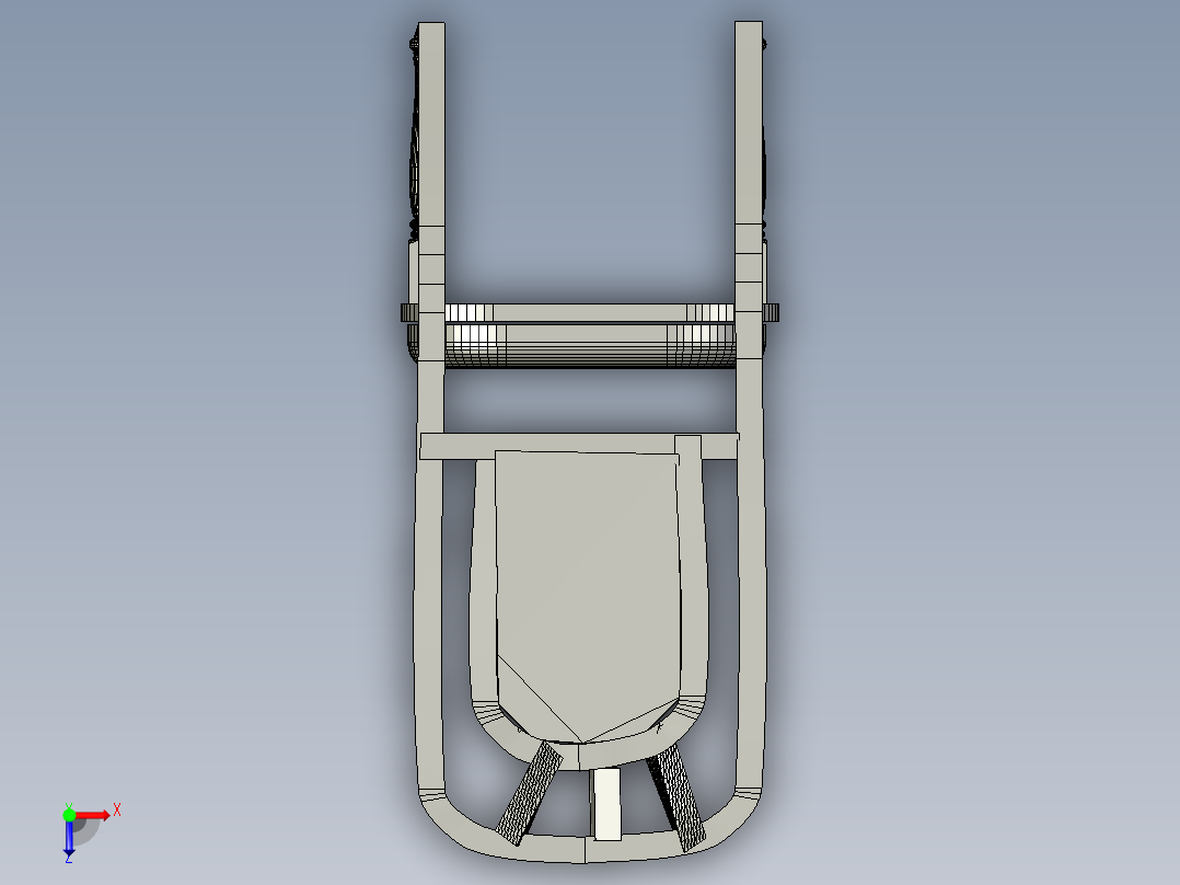 chair-nelita-木椅子俯视图