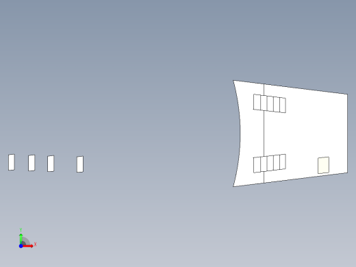 本田雅阁引擎盖--catia前视缩略图