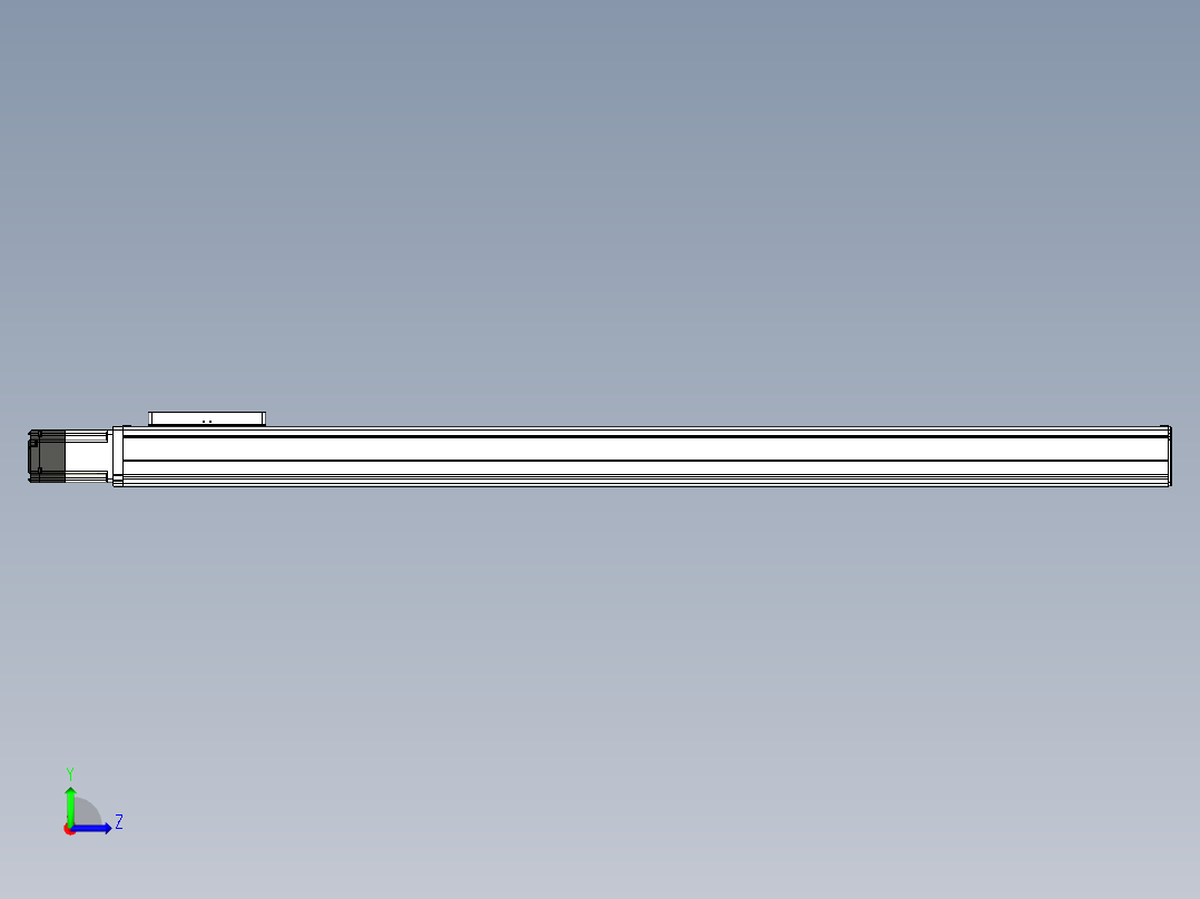 丝杠滑台-全封闭-EC17-Lx-C-S1350-BC-P75-D3左视图