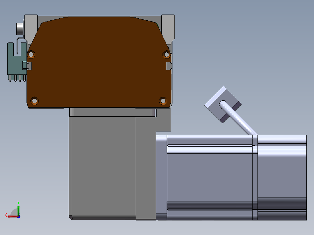 MTB同步带半封闭MTB10-RD-200W后视图