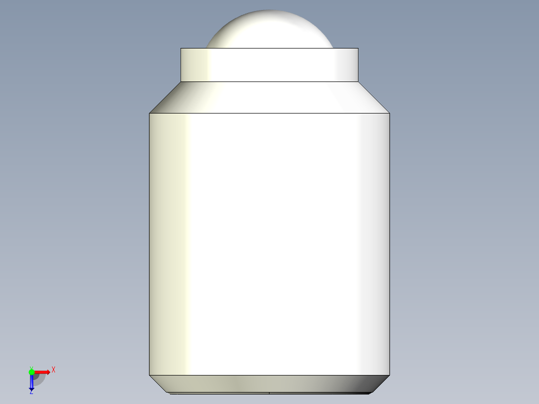 全圓定位珠螺絲2272-3D多系列多零件图纸模型俯视图