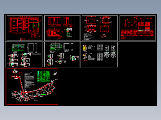 某公园电气竣工详细分析图