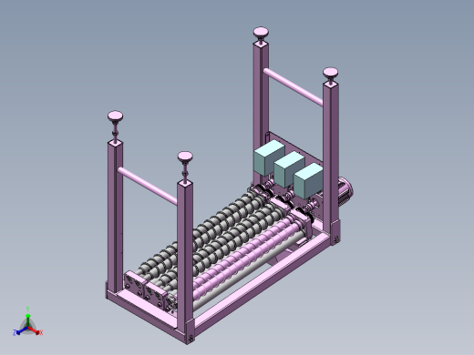螺杆供料装置sw22正等轴测缩略图