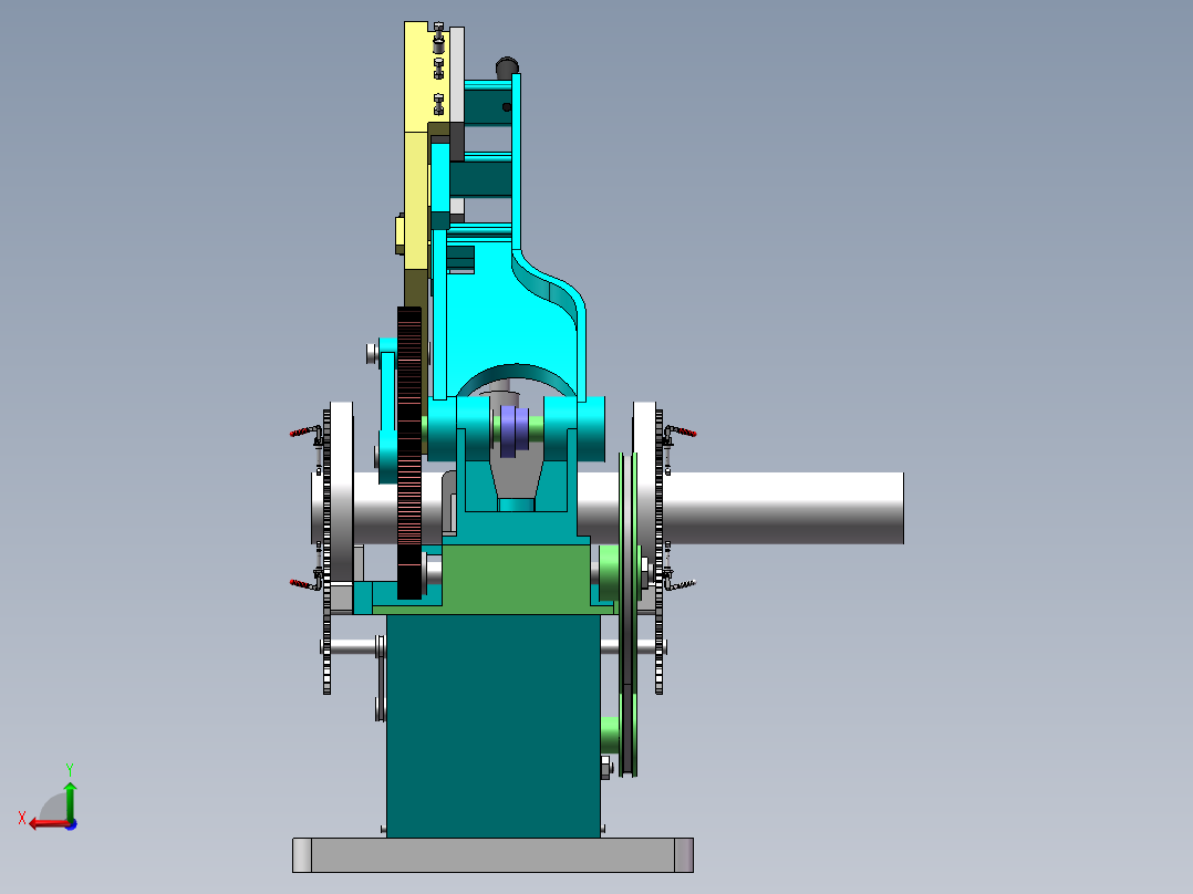 钢材切割成型机sw23可编辑后视图