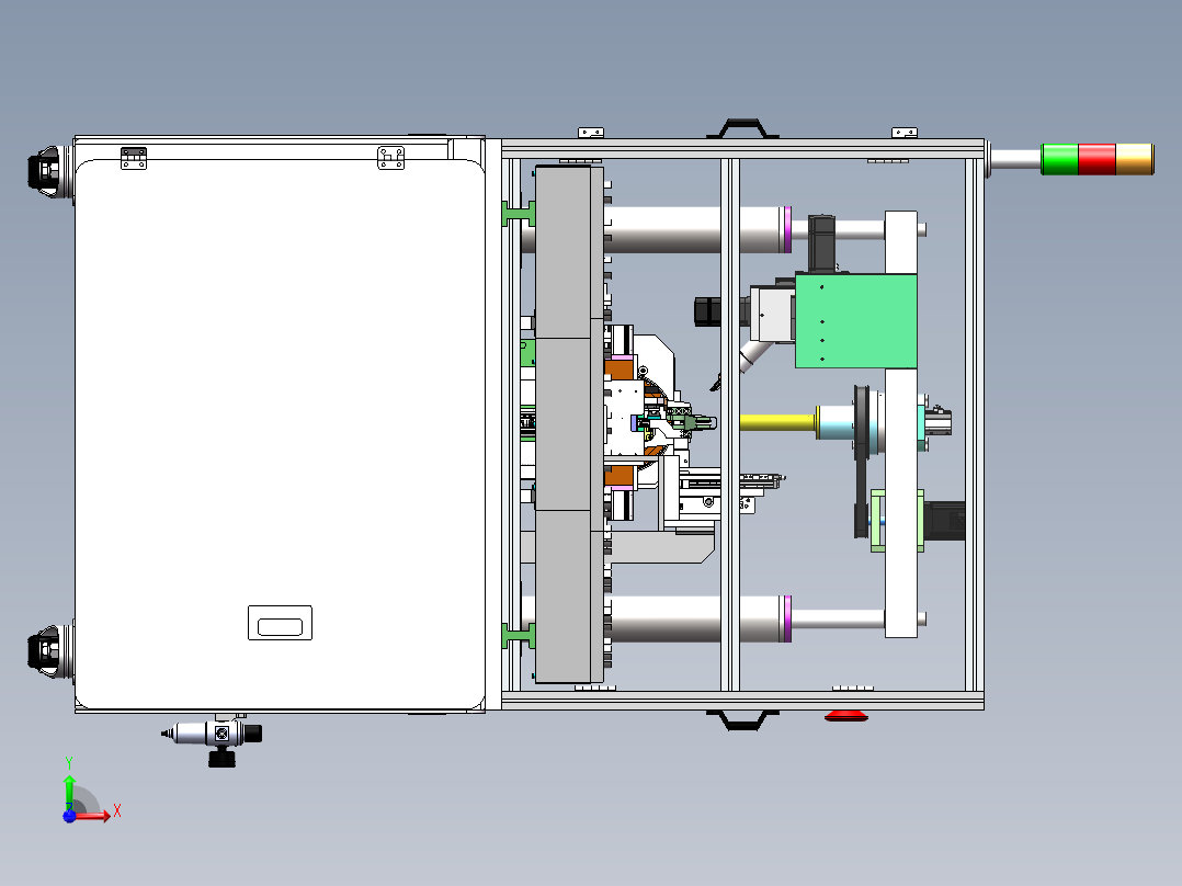 RT马达转子绕线机sw22可编辑前视图