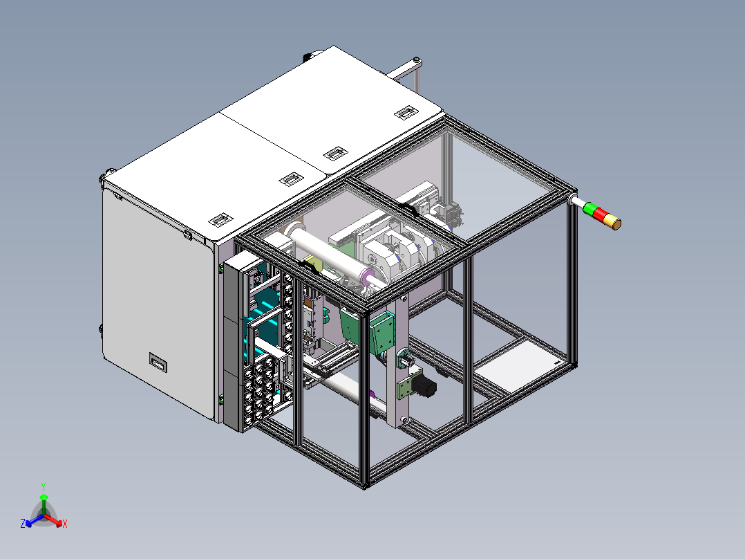 RT马达转子绕线机sw22可编辑正等轴测图