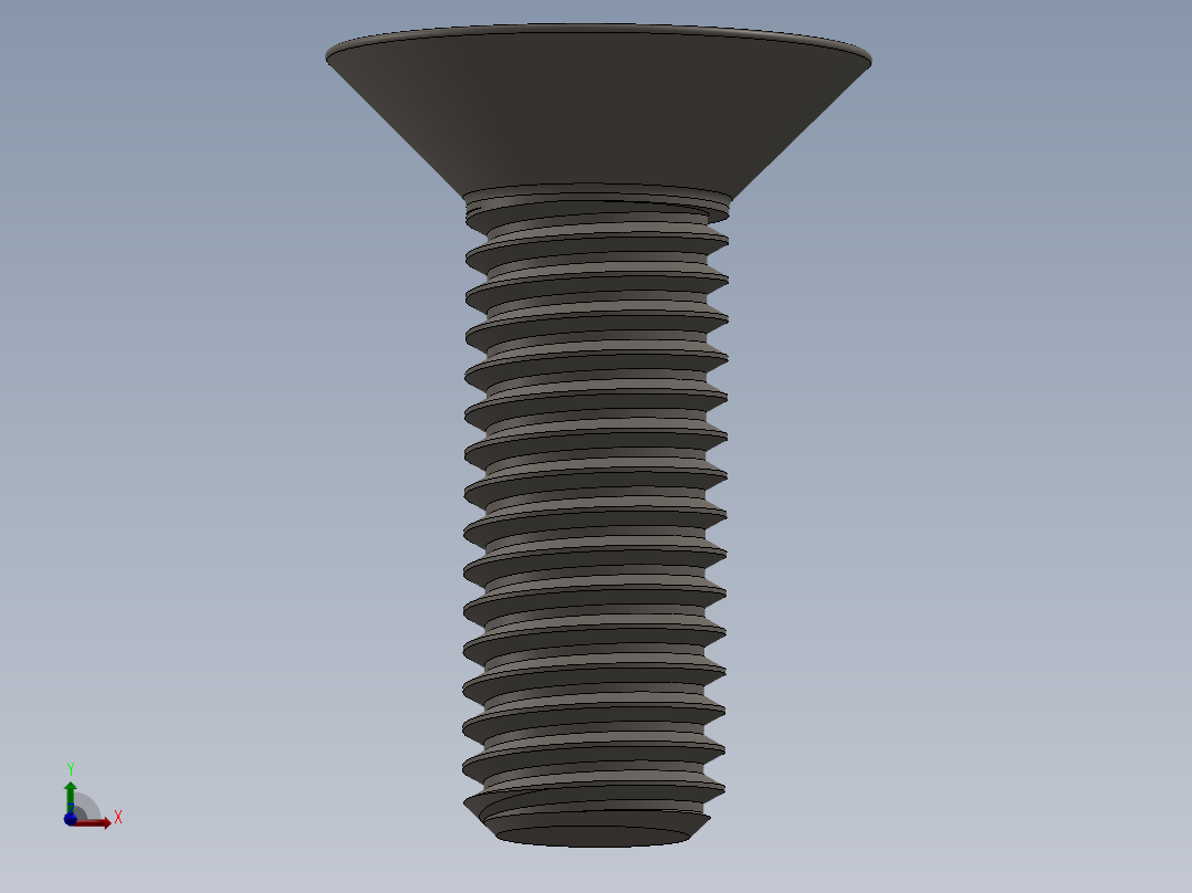Screw_ISO_10642_M10x30_A2.SLDPRT主视图