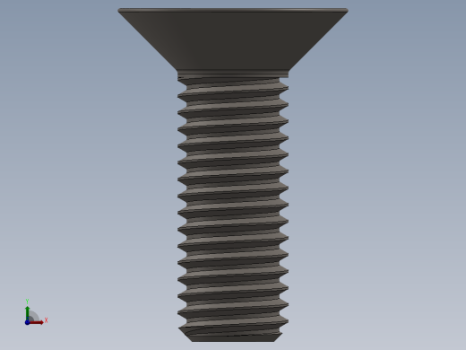 Screw_ISO_10642_M10x30_A2.SLDPRT前视缩略图