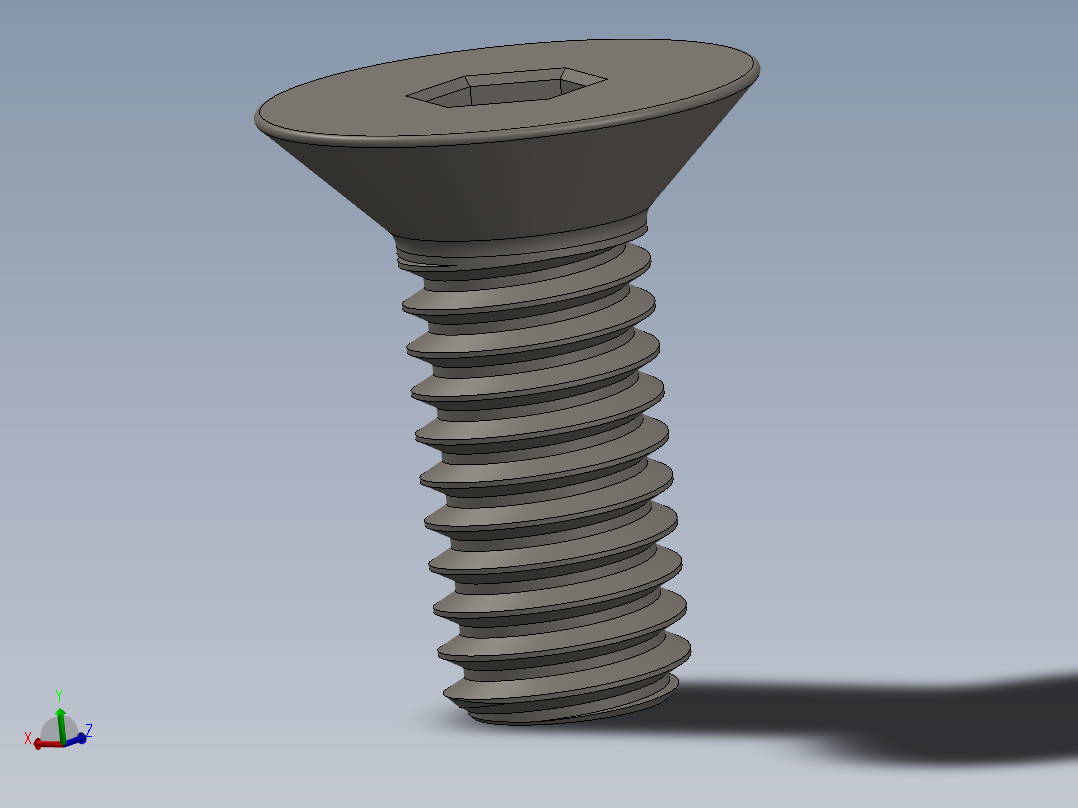 Screw_ISO_10642_M4x10_A2.SLDPRT主视图
