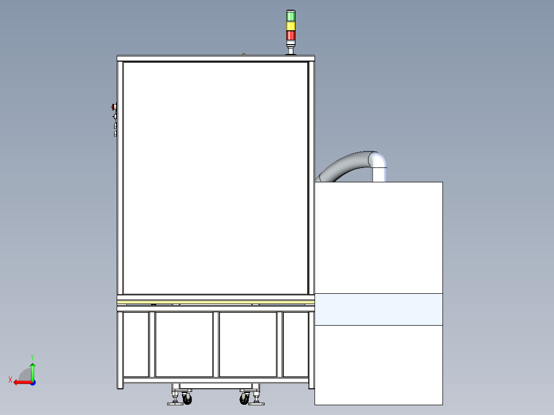 电池焊接设备step后视图