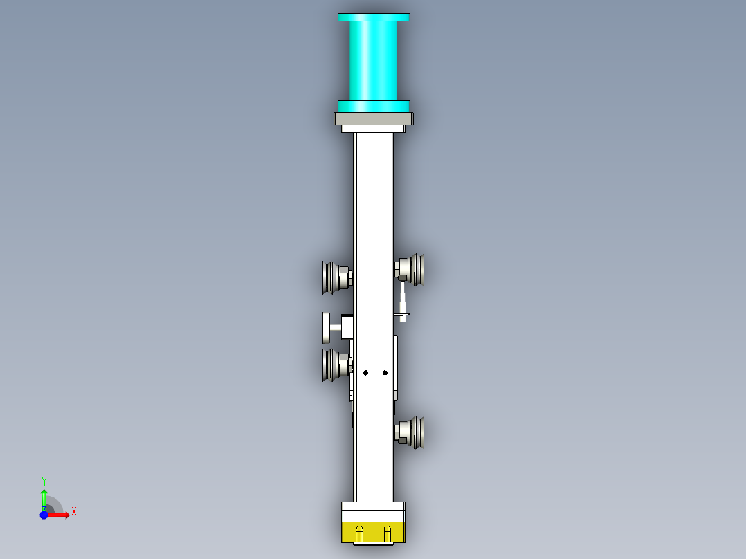 视觉识别吸盘抓手前视图