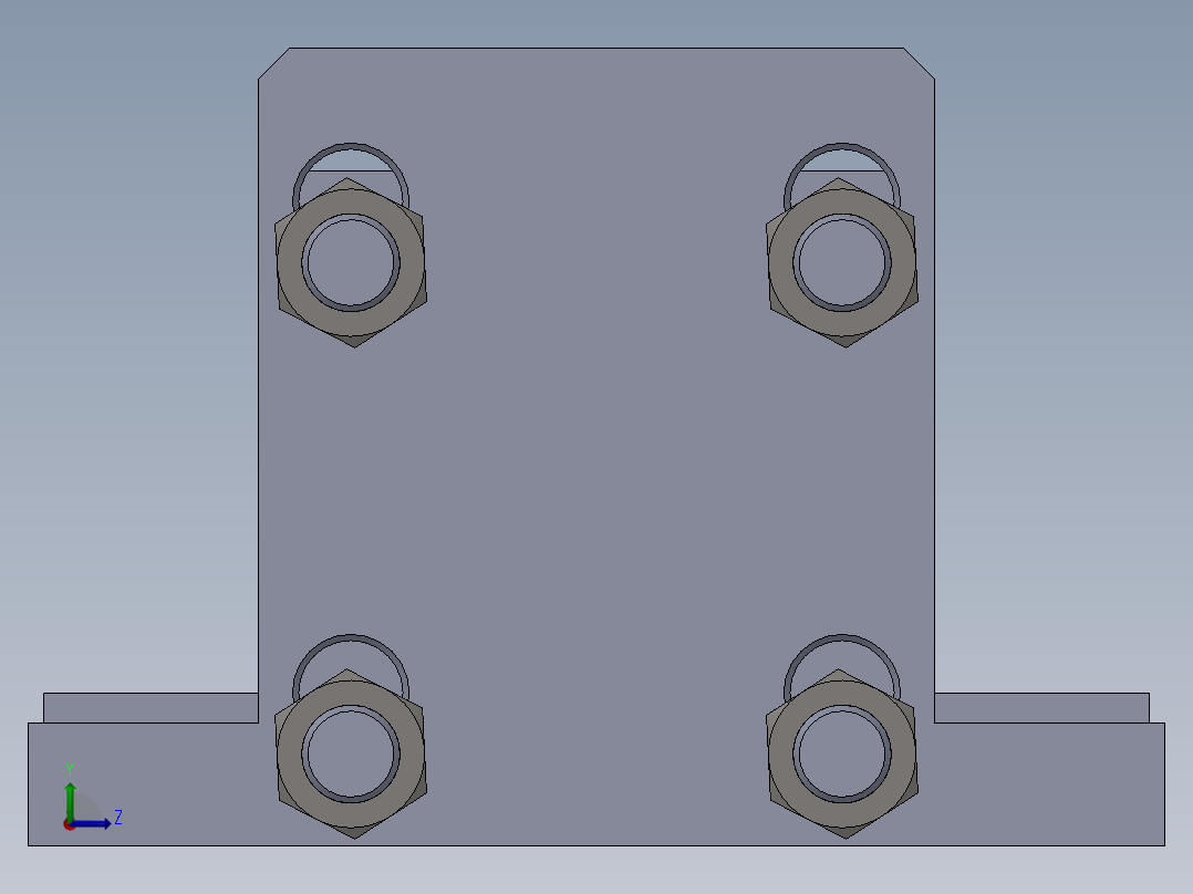 拉杆液压缸（带FO75x40x60-mm-1.snapshot.1左视图