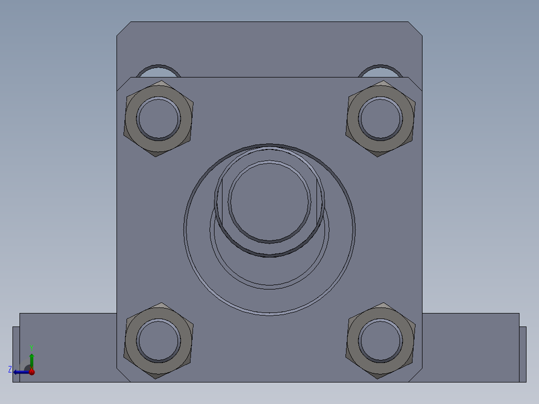 拉杆液压缸（带FO75x40x60-mm-1.snapshot.1右视图