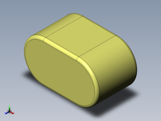 普通平键A型36×20×36正等轴测缩略图