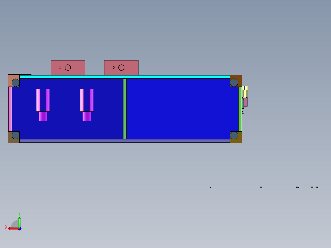 机电一体化活塞缸套探伤设备后视图