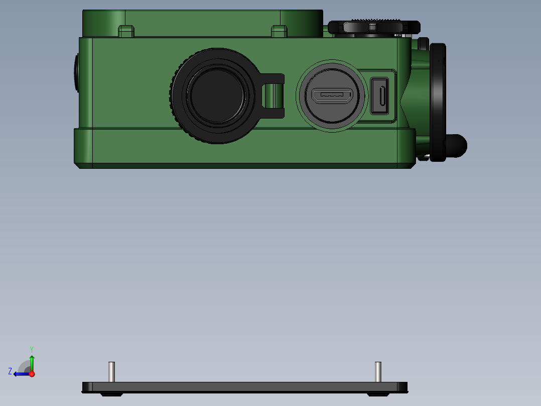 扬声器、喇叭(38)右视图