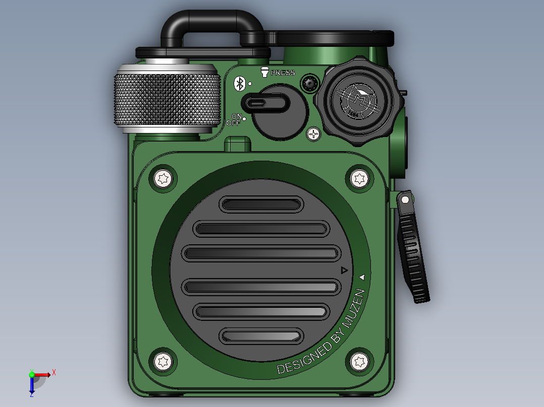 扬声器、喇叭(38)俯视图