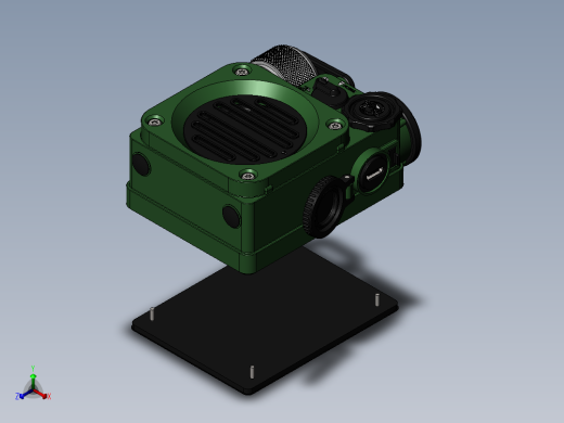 扬声器、喇叭(38)正等轴测缩略图