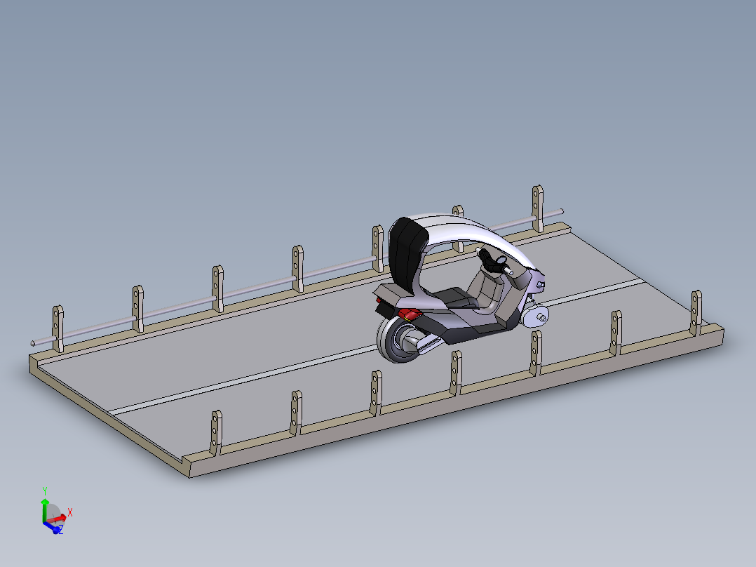 混合动力三轮摩托
