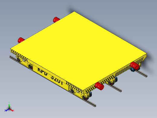 150t、300t无动力拖车及200t、320t、400t电动平车-KPD-320t（8.5×7.5×1.5m） 电动平车MF140