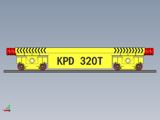 150t、300t无动力拖车及200t、320t、400t电动平车-KPD-320t（8.5×7.5×1.5m） 电动平车MF140后视缩略图