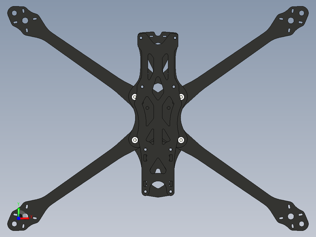 apex hd 7 fpv 框架前视图