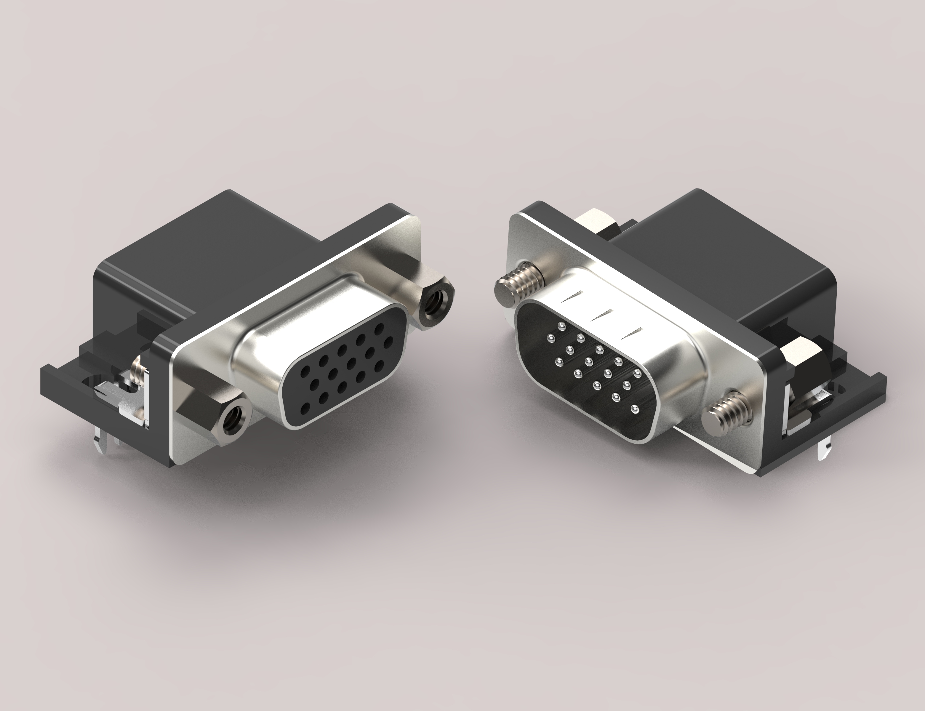 VGA-DB15型公母接口连接器