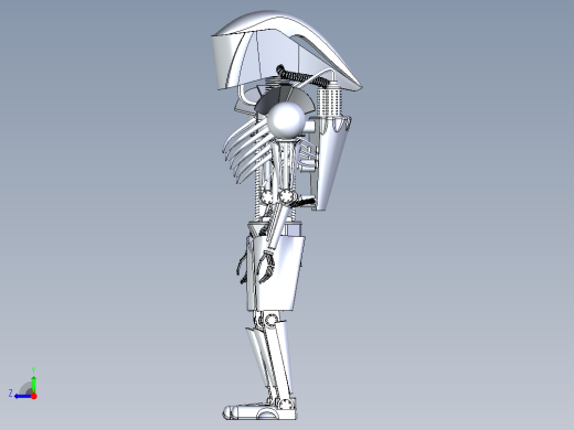 外星机器人（带骨架设计）右视缩略图