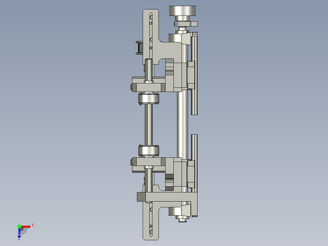 P板運送軌道俯视图