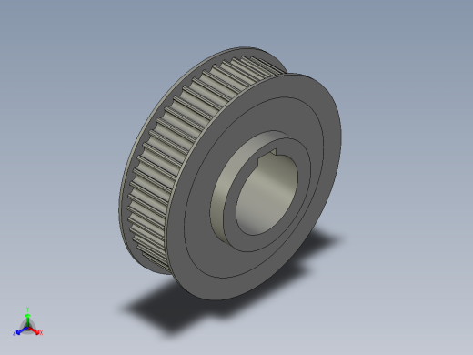 线材端子加工设备设计-8M-50齿同步带轮