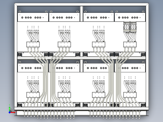 大功率充电机组系统阵列前视缩略图