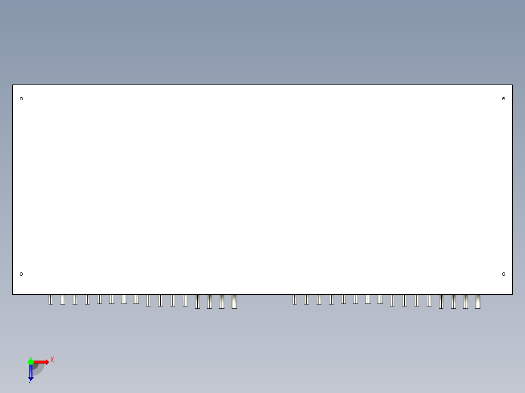 大功率充电机组系统阵列俯视图