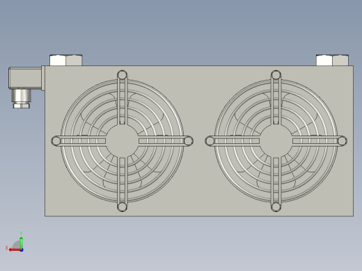 风冷式油冷却器AH0608LT后视缩略图