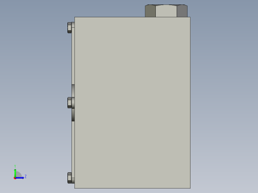 风冷式油冷却器AH0608LT左视缩略图