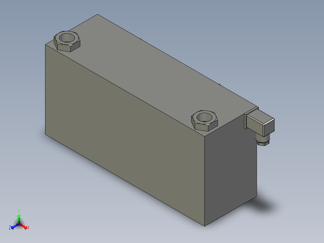 风冷式油冷却器AH0608LT正等轴测图