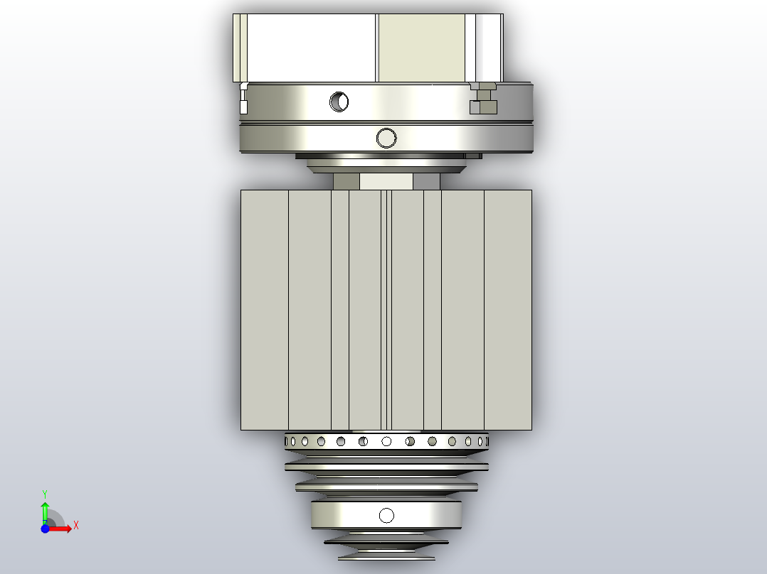 Taig分体式外壳主轴箱前视图
