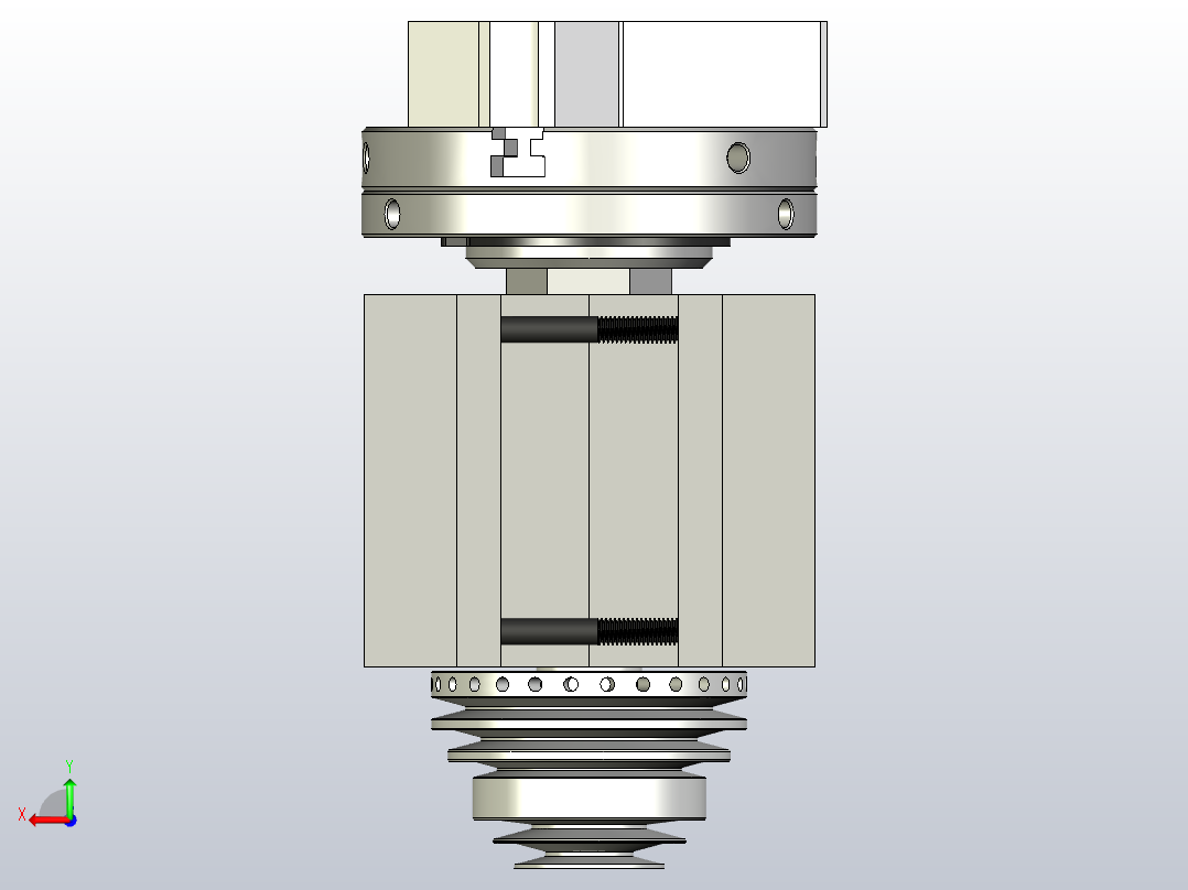 Taig分体式外壳主轴箱后视图