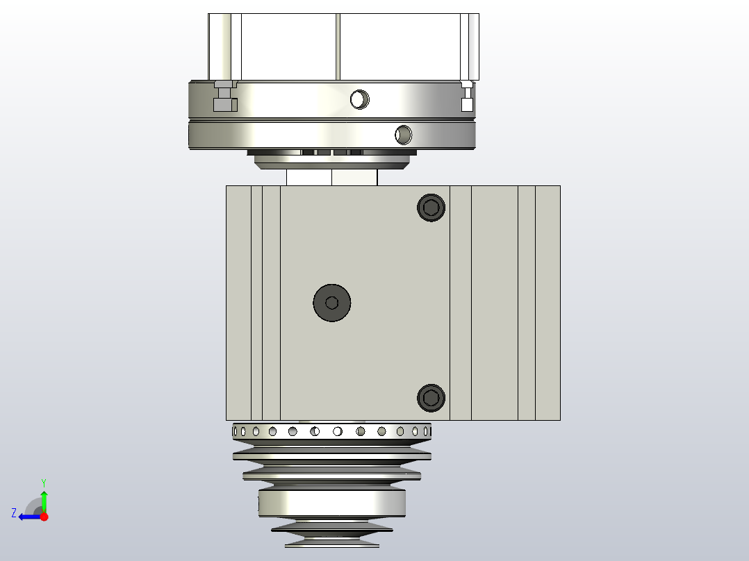 Taig分体式外壳主轴箱右视图